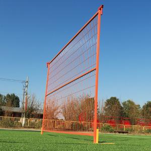 Power Coated Movable Temporary Fence 6x10ft Welded Fencing Simple Structure