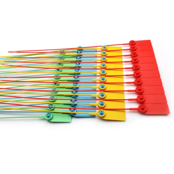 370mm Length Plastic Security Seal with 211 N Tensile Strength and Laser Print for Tamper Proof Cargo Transportation