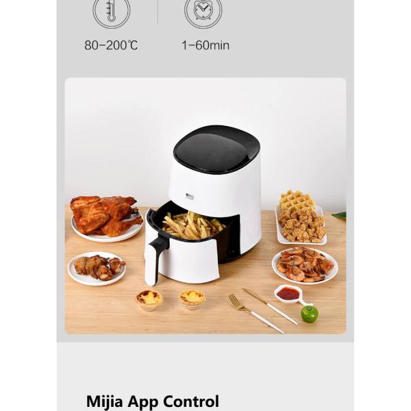 Youpin Silencare Air Fryer 2.5L 1300W Fritadeira Eletrica Led Digital Air Fryer Air Cooker Fryer