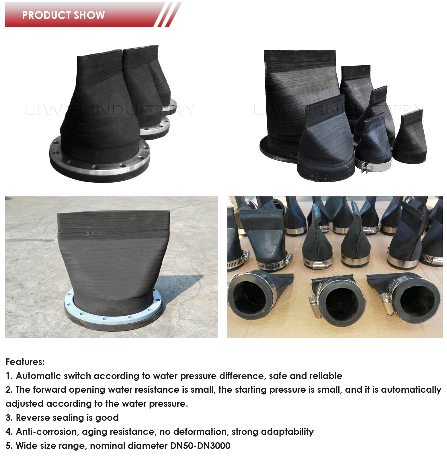 Rubber Duckbill Valve Maintenance-Free And Cost-Effective Solution For Pipes