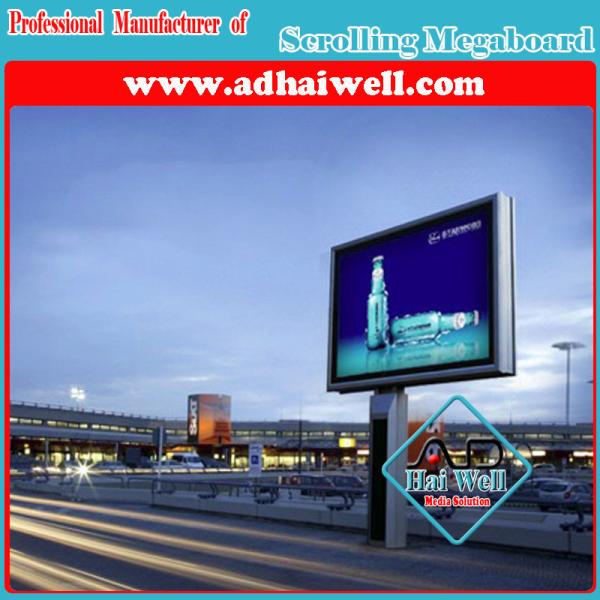 Quality Megaboard Scrolling Billboard Advertising (W 3.2 M X H 2.2M) for sale