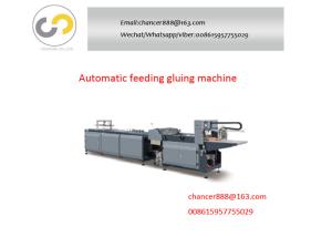 Automatic hardcover feeding gluing machine book binding, hardcover folder machine