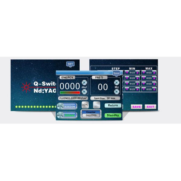 Professional Q Switch Tattoo Removal Machine , IPL Tattoo Removal Machine 81*42*84cm Size