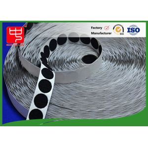 China Glued based Custom Patches nylon black dots wholesale