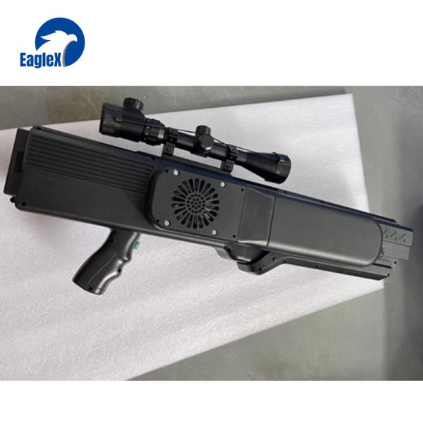 Long Range 1.5KM 8 Channel Portable Anti Drone Jammer Gun Wideband Interference