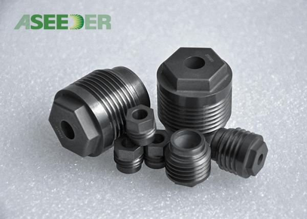 Quality Cemented Tungsten Carbide Drill Bit Nozzle External Hexagon Alloy Nozzle for sale