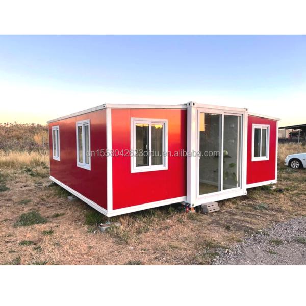 Aluminum Alloy Windows Modern Design 40ft 20ft Movable Prefab Container House Expandable and Foldable Steel for Outdoor