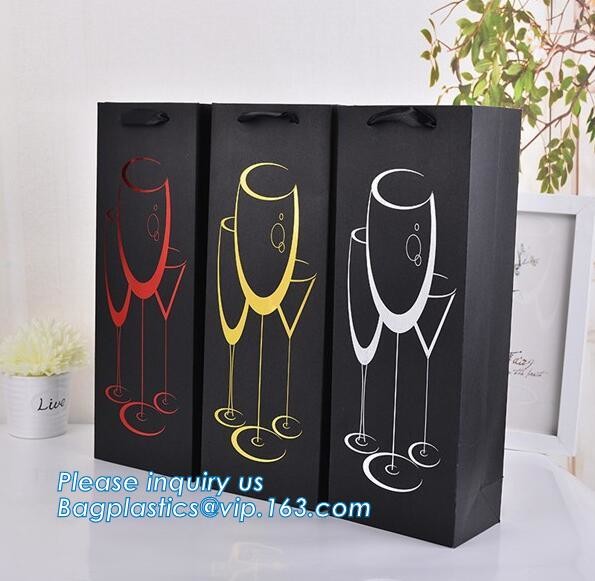 Fashion Custom Printing Luxury Gift Shopping Carrier Paper Bag With Your Own Logo Print,strong twisted handle black leat