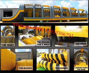China Toxic Drop Obstacle Course adult inflatable obstacle , obstacle course ideas wholesale