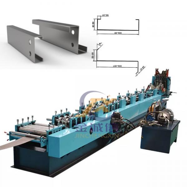 Quality 18 Roller Stations C Purlin Roll Forming Machine CZ Purlin Roll Forming Machine for sale