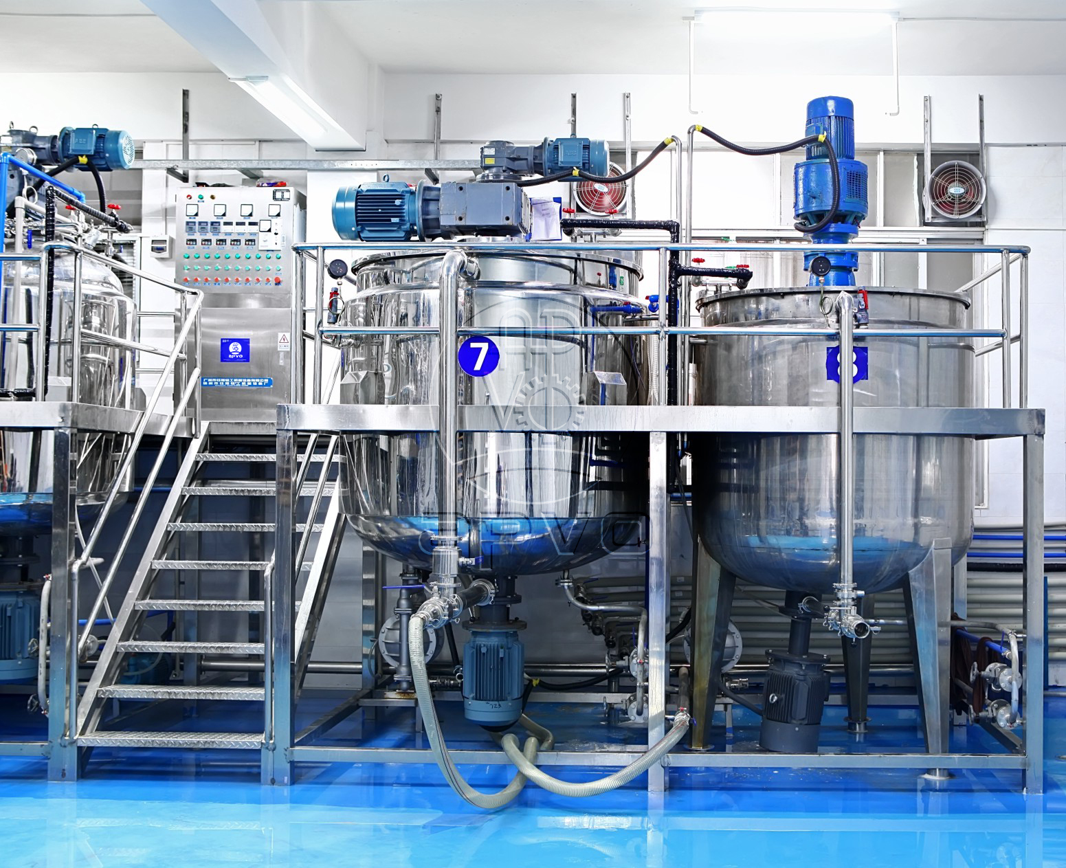 Industrial Detergent Liquid Dishwashing Soap Homogenizing Mixer Mixing Blending Machine