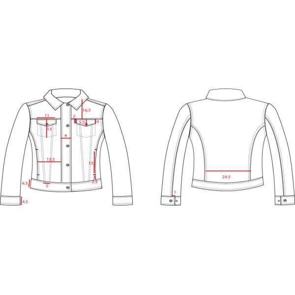 Button Through Ladies PVC Jacket , Pleather Dark Brown Jacket LEDO1739