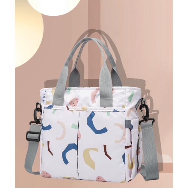ODM OEM Oxford Multi Functional Nappy Shoulder Hand Bag 27*15*25cm