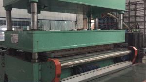 Continuous Available Carpet Tile Cutting Machine 120cm Width 12 KW Total Power