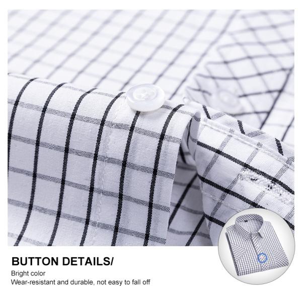 5000 Quantity Top Large Size Men's Summer Half-Sleeved Pure Cotton Casual Plaid Shirt