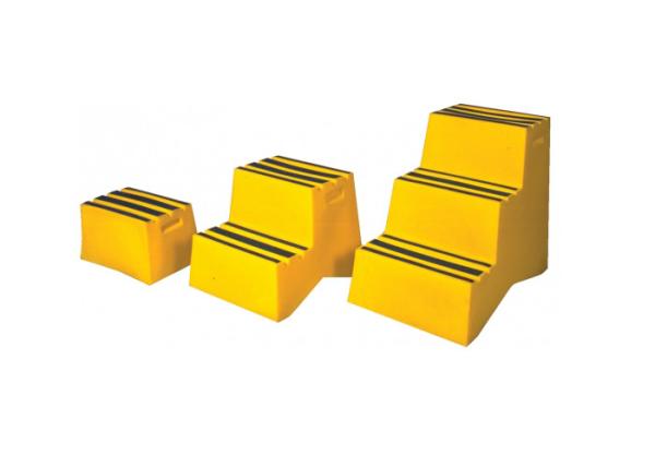 Quality Durable Polyethylene Stackable Step Stool Net Weight 17.6 Lb Nestable for sale