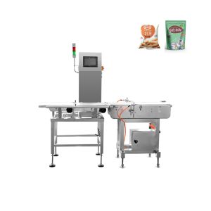 Automatic 304ss Frame Check Weigher Machine With Air Blow Rejection