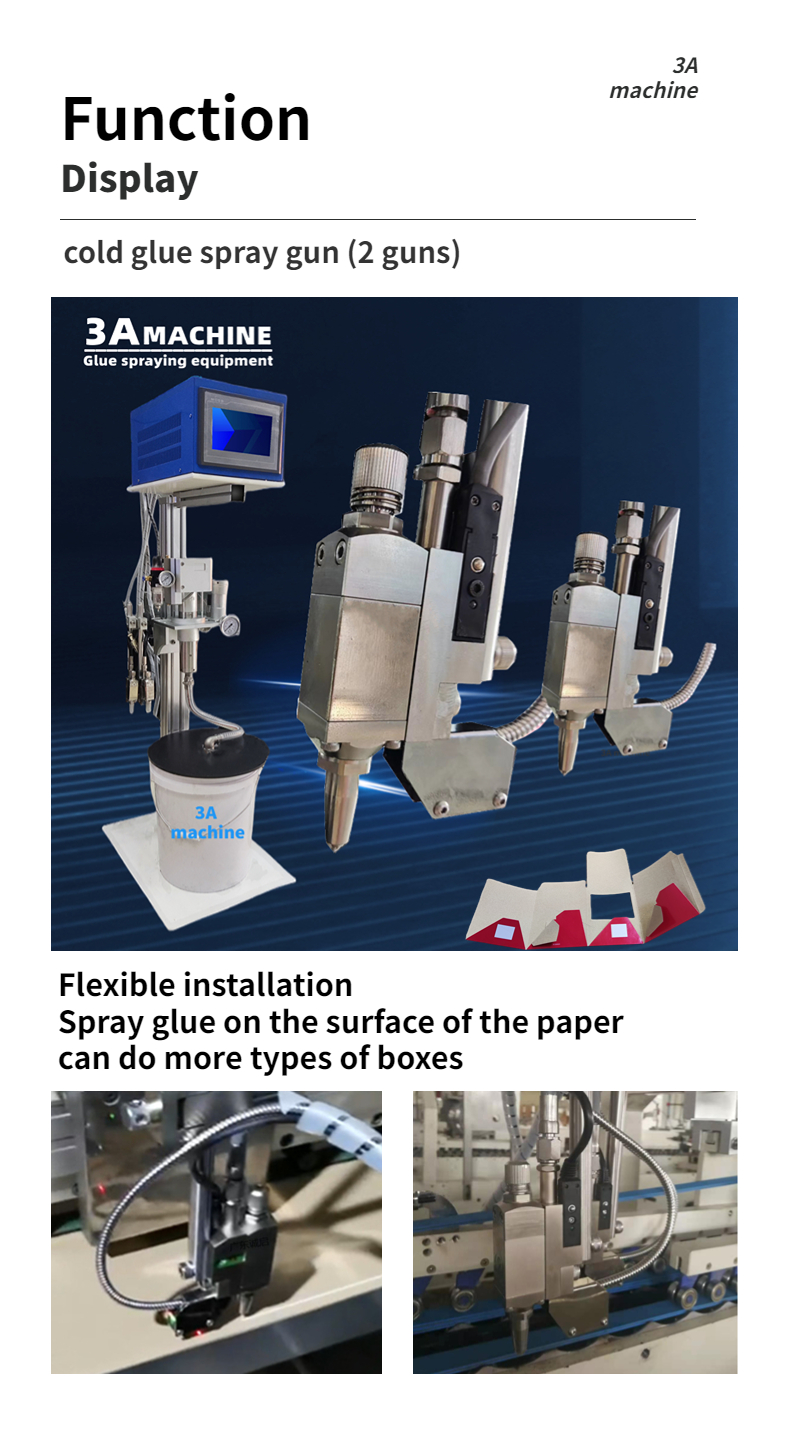 Automatic Sheet Gluing Machine CQT-900 Enhanced Type with Water Soluble Cold Glue