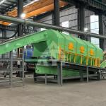 Solid Waste Trommel Drum Screen Screening Msw Sorting Line Waste Recycling