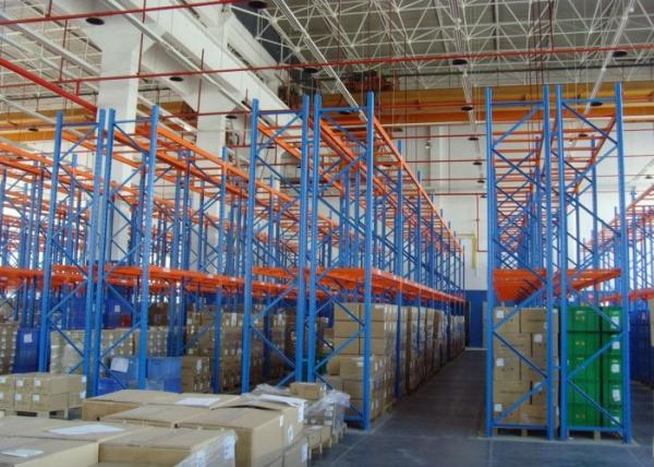 Quality Steel Selective Pallet Racks 1T-4.5T Selective Storage Racking for sale