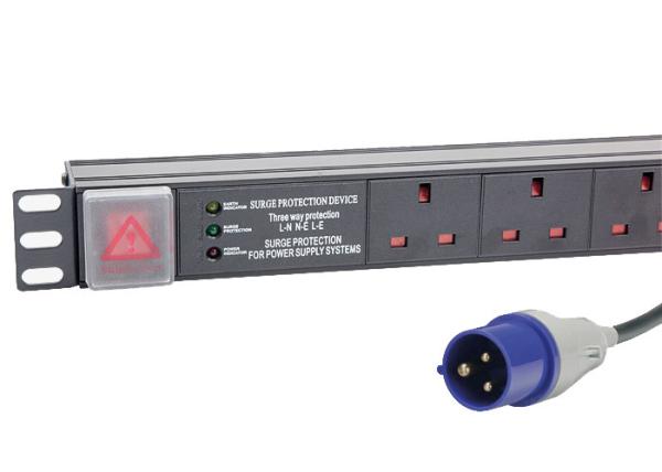 Quality 0U 32A Commando Server Rack Pdu , Upgraded Vertical Rack Power Distribution Unit for sale