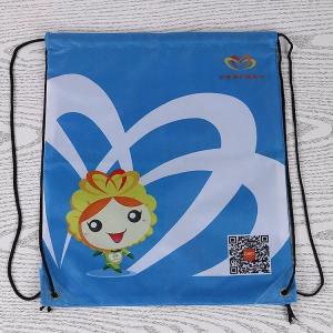 China Portable Custom Drawstring Backpack , Multi Functional Sports Sack Bag on sale