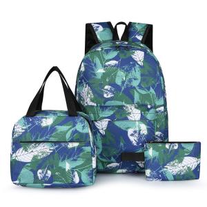 China Trendy Large Capacity Printing Kids Backpack Set Cute Shoulder Bag wholesale
