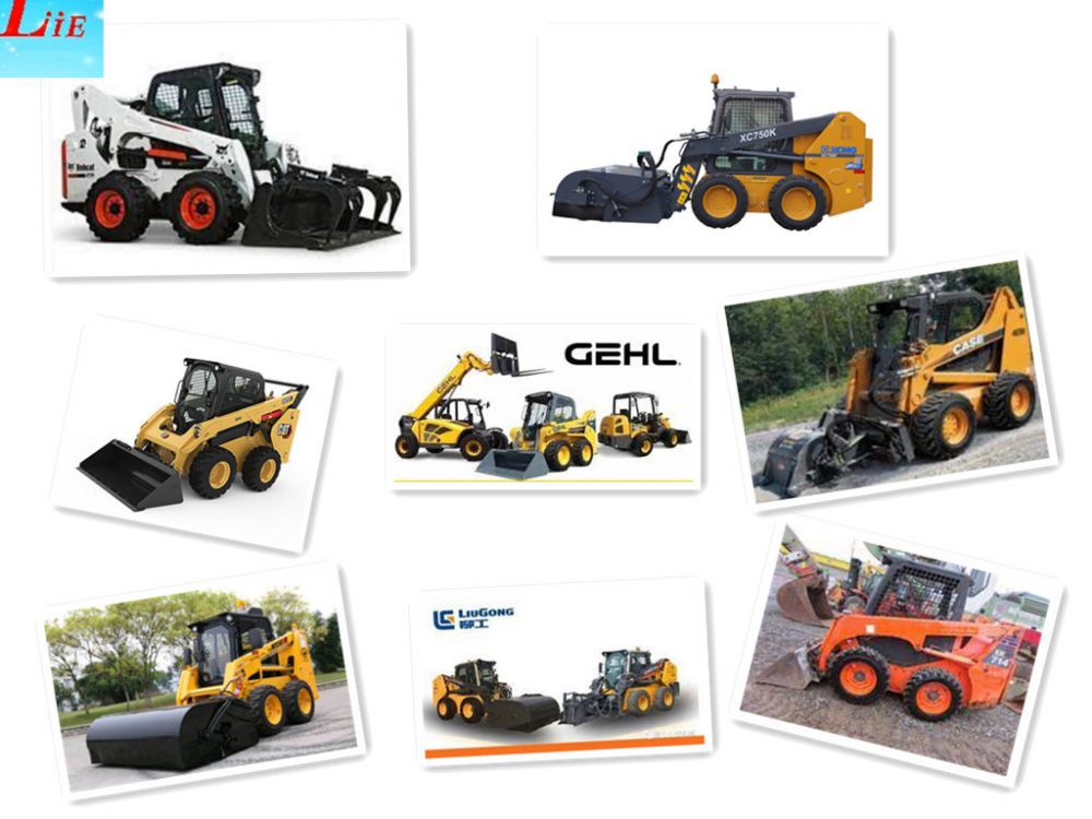 Supplier High Rise Demolition Wheel Mini Track Skid Steer Loader with Hydraulic System