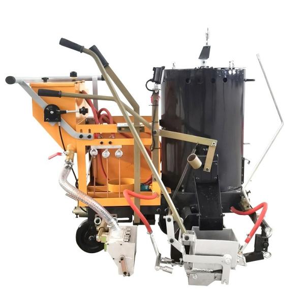 Hand Pushing Thermoplastic Road Line Striping Marking Machine