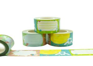 China Writable Memo Standard CMYK Custom Washi Tape wholesale
