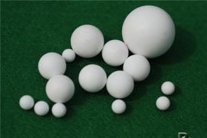 White Machined Solid PTFE Balls None Toxic