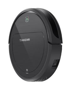 China Black Robot Room Cleaner Smart Cleaning Robot With Large Capacity Dust Box wholesale
