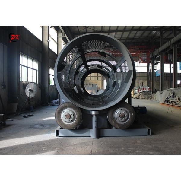2m Diameter Shaftless Trommel Screen Machine For Municipal Solid Waste