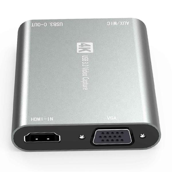 USB 3.0 HDMI Video Capture DVR Card Box With Mic VGA Loop Out For Computer
