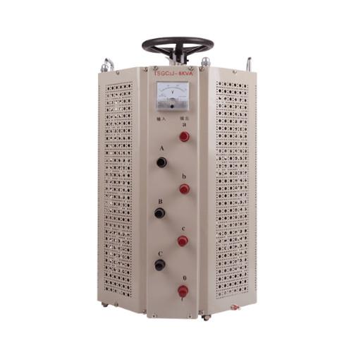 Quality Light Weight 3 Phase AVR Auto Voltage Regulator 9KVA 380V Input 0V To 430V Output for sale