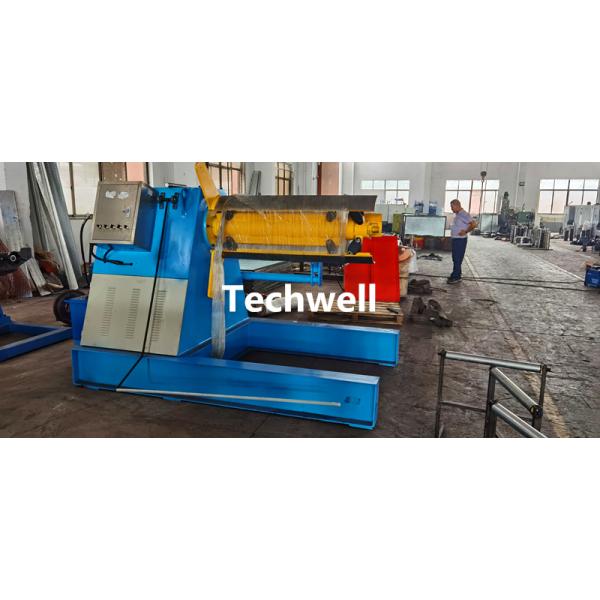 1.0mm Color Steel Metal Rolling Embossing Press Machine With Uncoiler And Recoiler