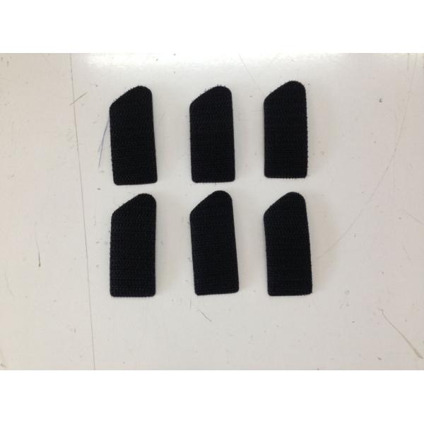 White Hook And Loop Coins Precut Squares , Sticky Back Hook Loop Dots