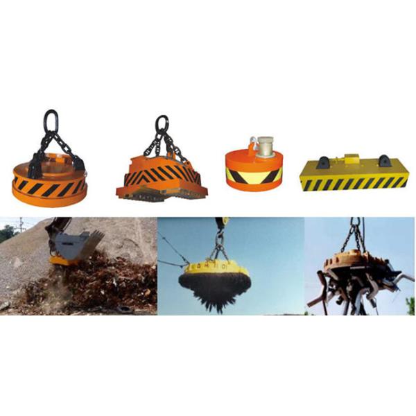 OEM Round Steel Electric Magnetic Crane Lifter 2t To 26t