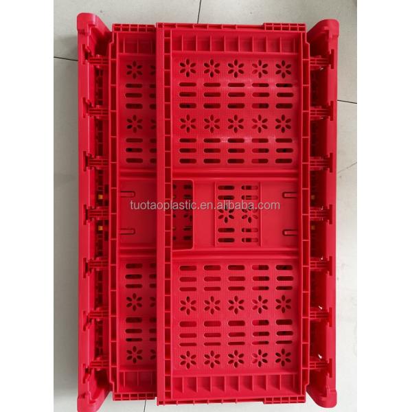 Stackable Plastic Storage Box Tote Foldable and Mesh Style with Durable Lid Included