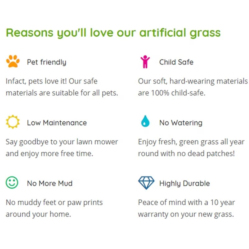 Supernatural artificial grass and landscaping eco friendly artificial grass