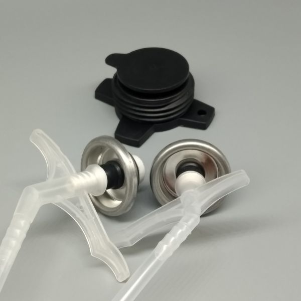 Exploded view showing individual components of PU Sealant Spray Valve