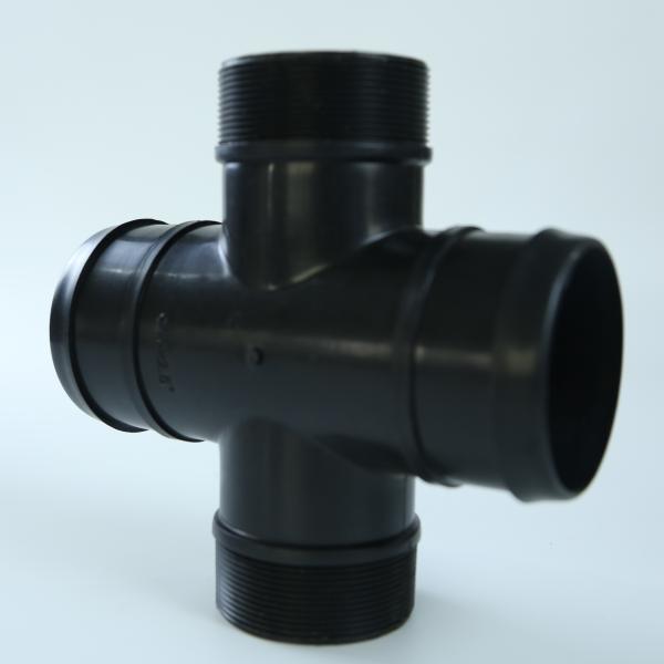 Quality Agriculture Irrigation Pipe Tee Variable Diameter Double Filament Cross UV Resistant for sale