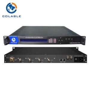 4 ASI & IP To DVB S2 Modulator , Biss Descrambling APSK QPSK Modulator