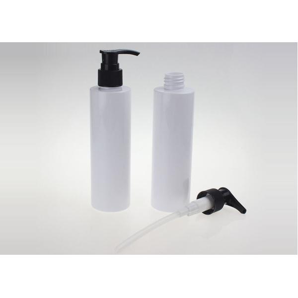 200ml White Round Plastic Cosmetic Bottles For Skincare Products