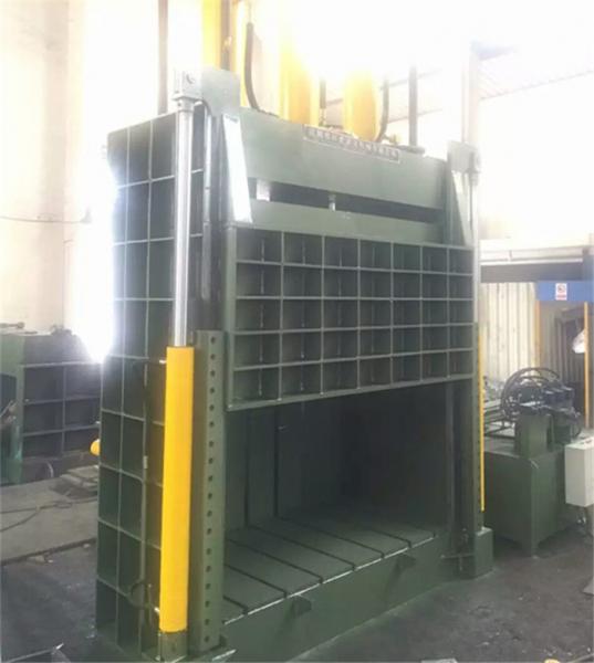 Quality Manual Vertical Baler Machine For Cardboard Film Straw Manual Valve Operation for sale