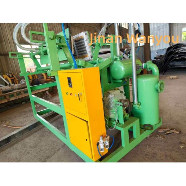 Semi Automatic Paper Egg Tray Machine Simple Structure 1*4 Molds 1500pcs/h Low-Cost Eco-Friendly For Small Business