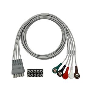 China 9293-059-50 Welch Allyn ECG Lead Set, 3 or 5 Wire snap Ends wholesale