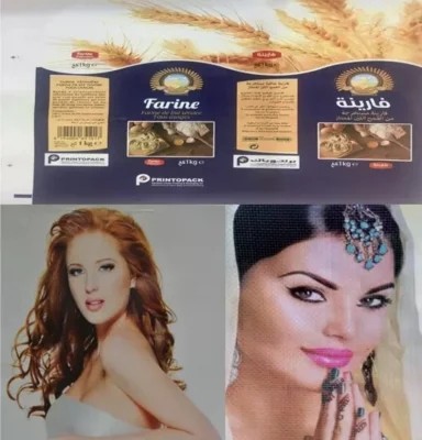 Automatic Non Woven Kraft Paper Printer Rice Nylon Plastic Bags to Bag Printing Machine#10-120m/min Printing speed