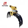 Buy cheap Hardox400 10T Excavator Hydralic Rotating Grapple from wholesalers