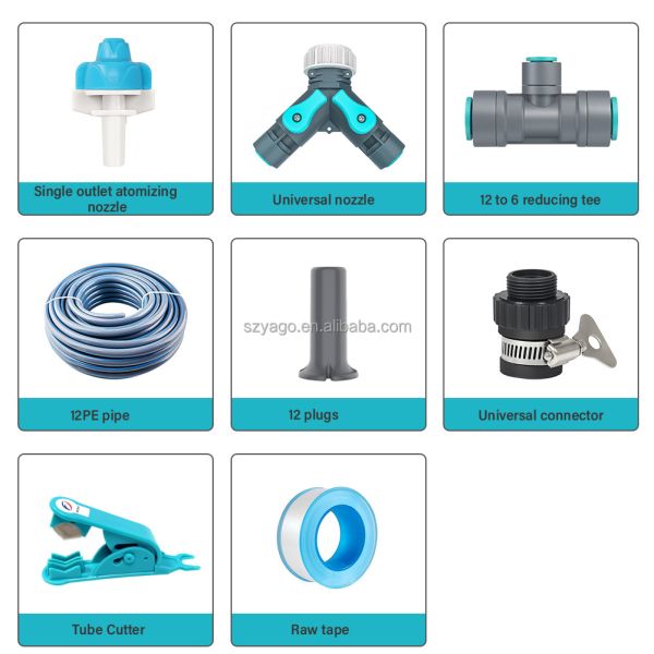 Smart Micro Spray Irrigation System - Efficient Water-Saving Automatic Drip Irrigation Kit with Easy DIY Installation for Versatile Applications